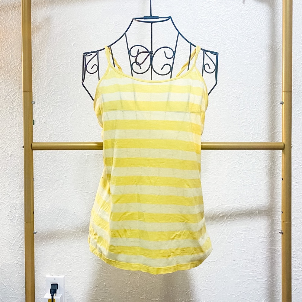Nollie Striped Yellow Tank 🧡
